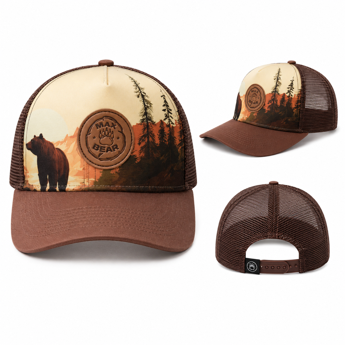 Trucker Hat Wild Bear
