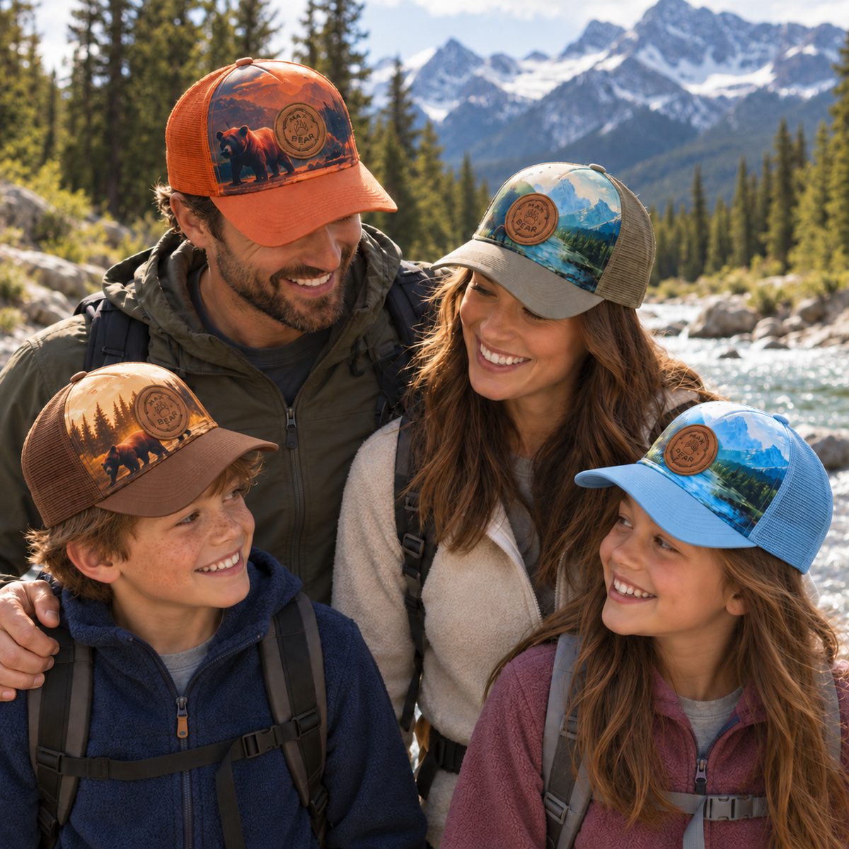 Trucker Hat Wild Bear